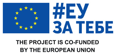 Flag of the European Union, #EUzaTEBE: the project is co-funded by the European Union